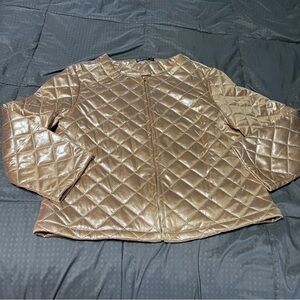 Shein Light Jacket Coat Gold Colored Shein Size Medium Standard Size Small